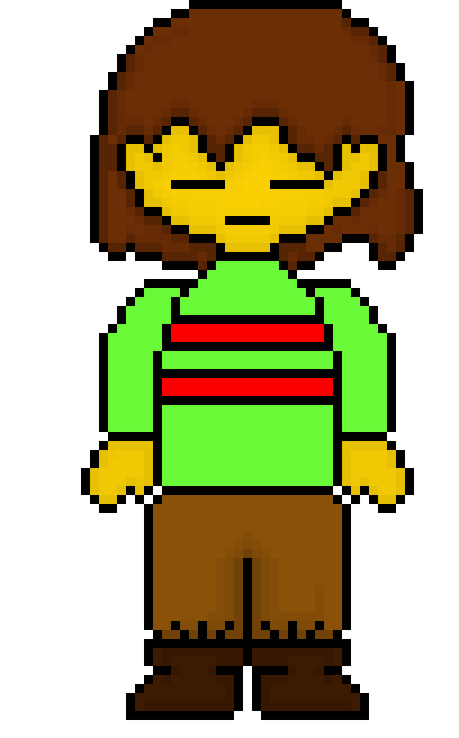 [9664c4] Frisk battle sprite (hd)