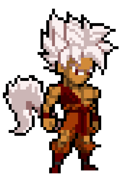 [6c26bc] Wolfenstein the Werewolf (Super Wolf Form) - DBZ OC