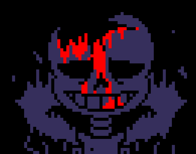 [7ce906] *(He'd then snap back to reality.) -HorrorTale Sans