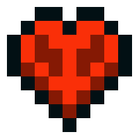 [34e04d] Minecraft Hardcore heart