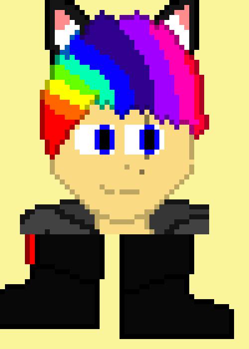 [401102] *waddles to kawis kat house and headbuts the door*-markteble rainbow/smol bean rainbow