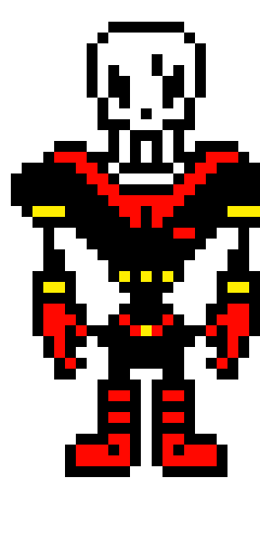 [1240b0] Underfell - Papyrus (Overworld Sprite) 