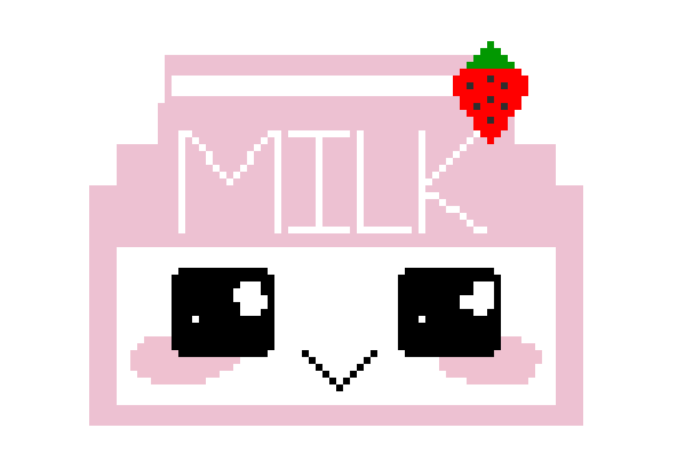 [2698b2] Cute Milk Carton