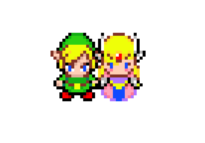 [4bb4bf] Link and Zelda