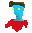 [9664c4] blue man