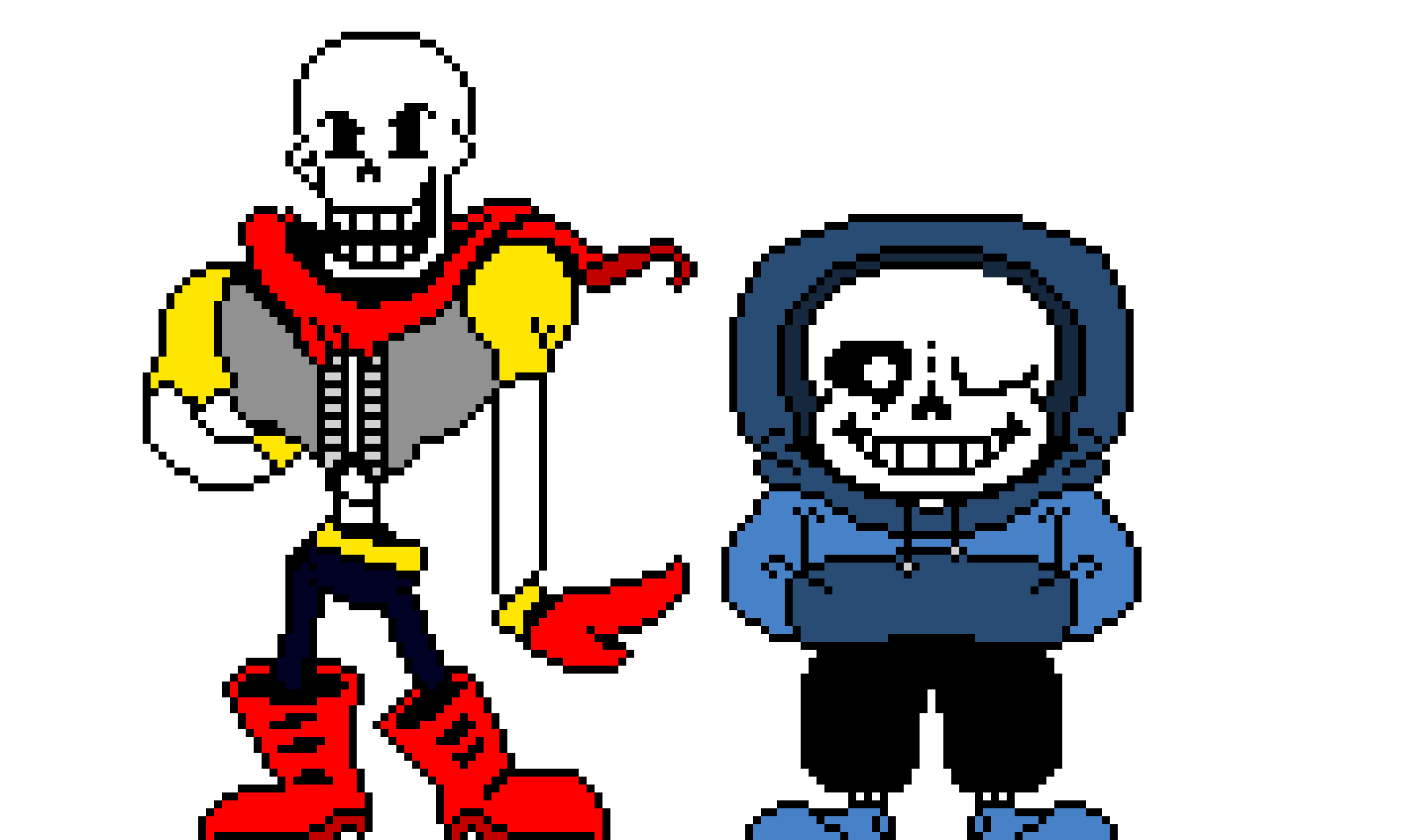 IJ!UnderTale Sans And Papyrus Sprite