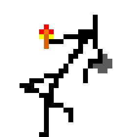 [Pulls out a match]