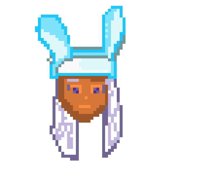 [8d30ae] blue bunny