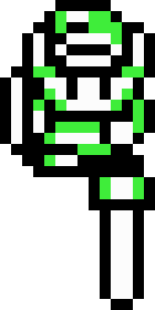 [24bc53] Link-pixel-face forward-pointing sword