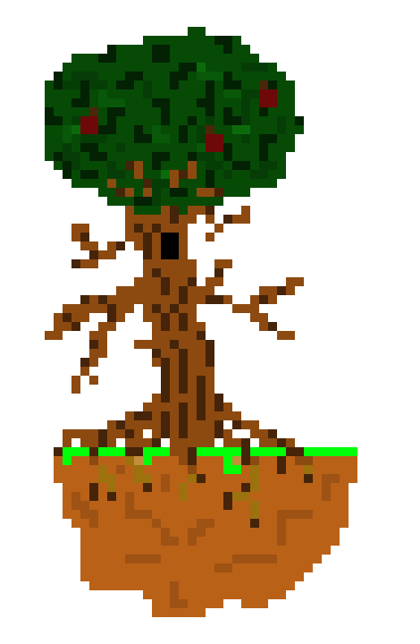 [9664c4] Simple Tree Pixel Art