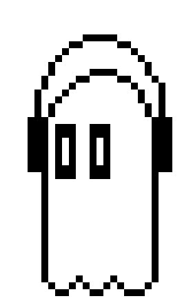 Napstablook Listening to Music