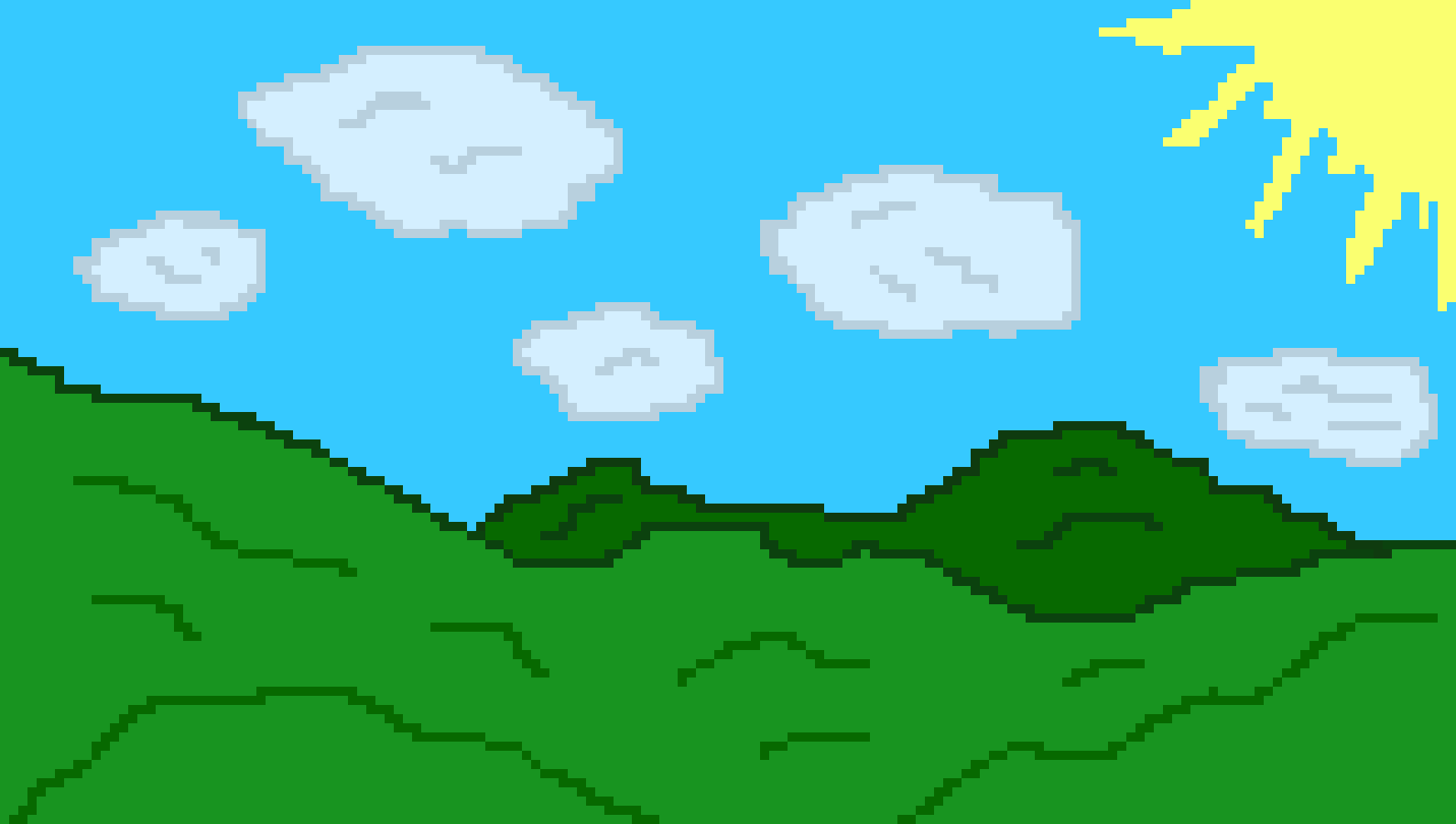 [9664c4] Grassy hills
