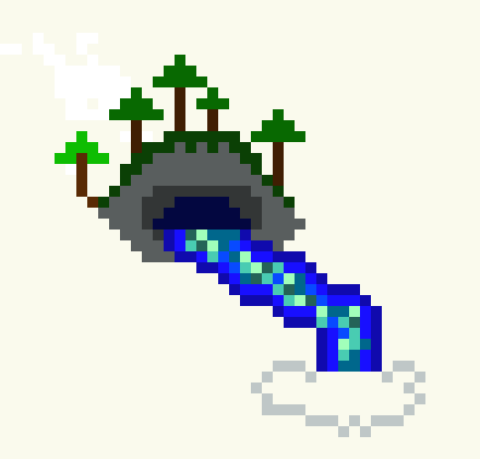 [9664c4] water fall