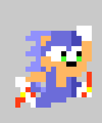 Sonic in SMB1 Style.