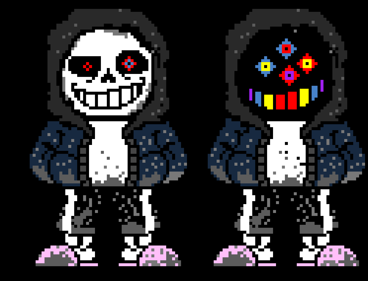 [4f370a] Dust sans/ My version of dustdustdust