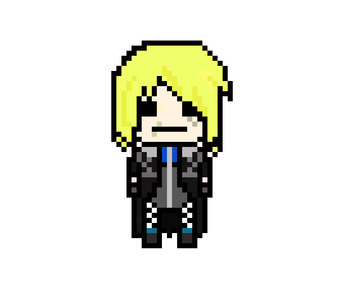 [9664c4] Danganronpa pixel sprite OC for a friend