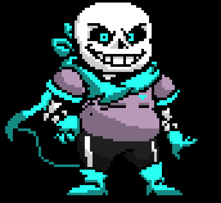 [85440a] Canonswap Sans Battle Sprite (colored)