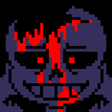 [7ce906] *(Walking around, waiting for someone.) -HorrorTale Sans