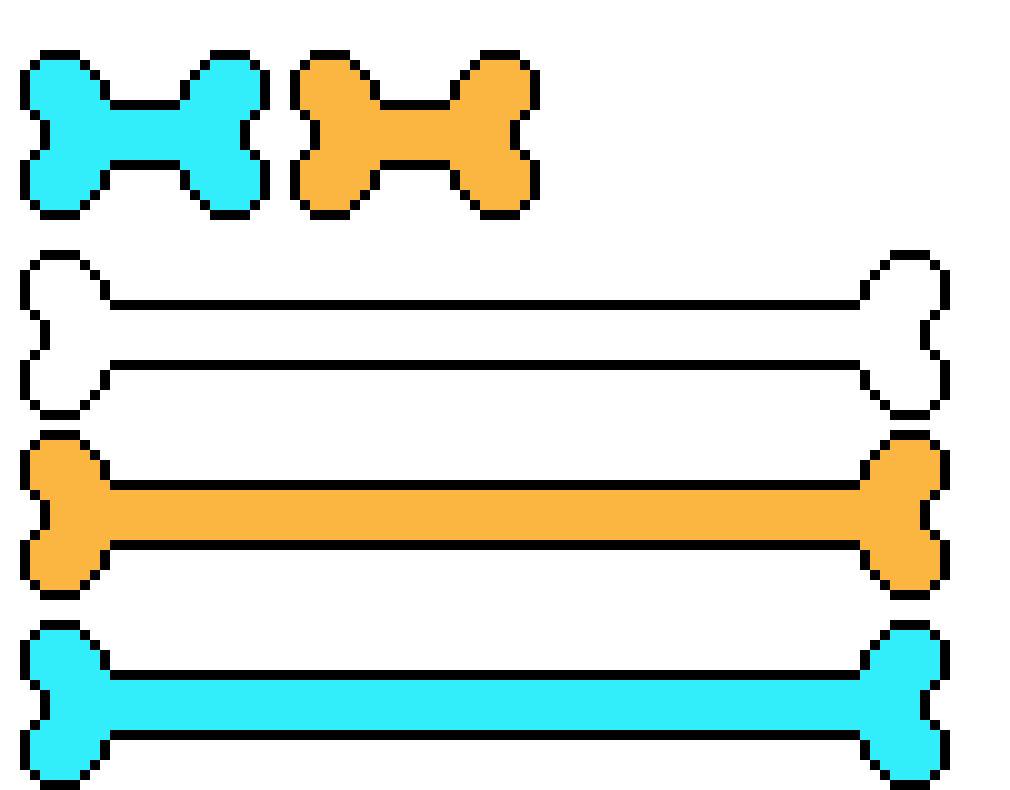 Undertale Bone Attack sprite