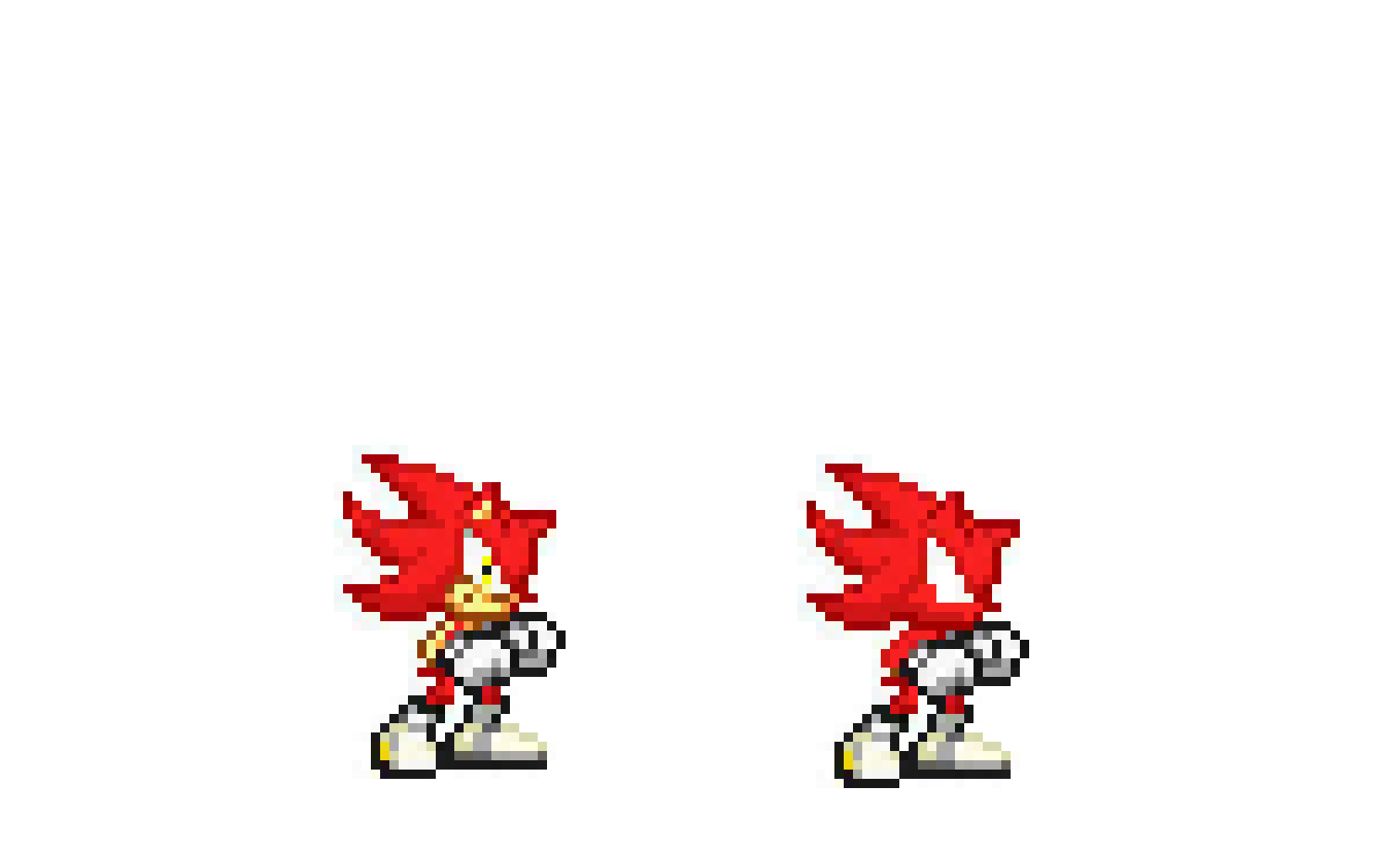 [04d2f7] Fire Sonic Sprite (Fixed Ear)