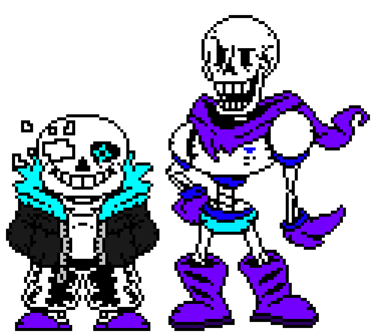 [233a9d] Underchange Sans And Papyrus