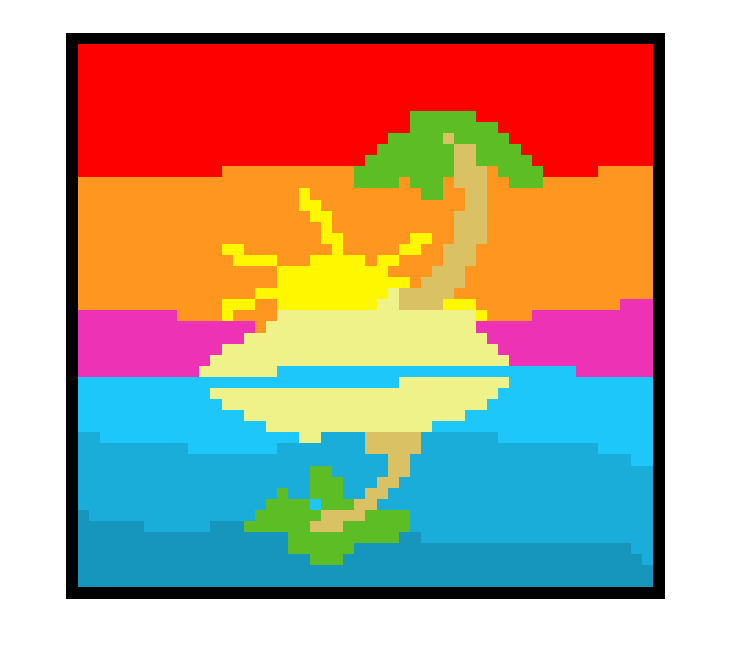 [209ee5] sunset island