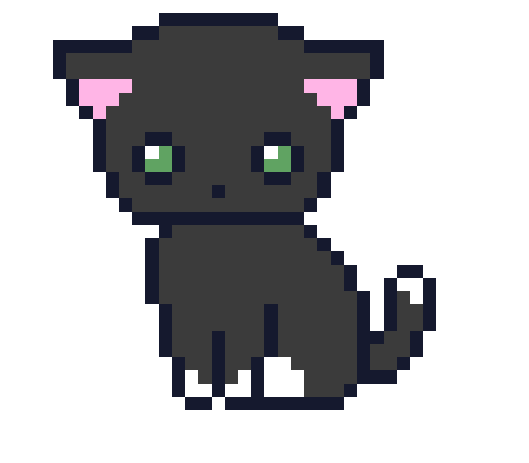 [849aea] Pixel Cat