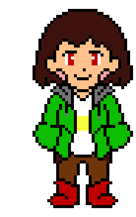 StoryShift Chara and SwapShift Frisk Sprite