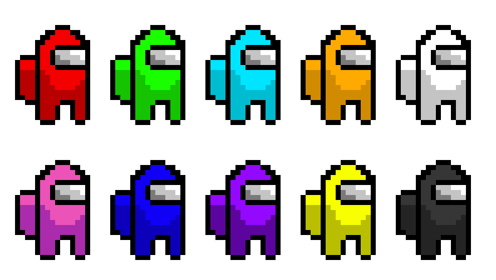 [f10b05] 8 Among Us sprites.