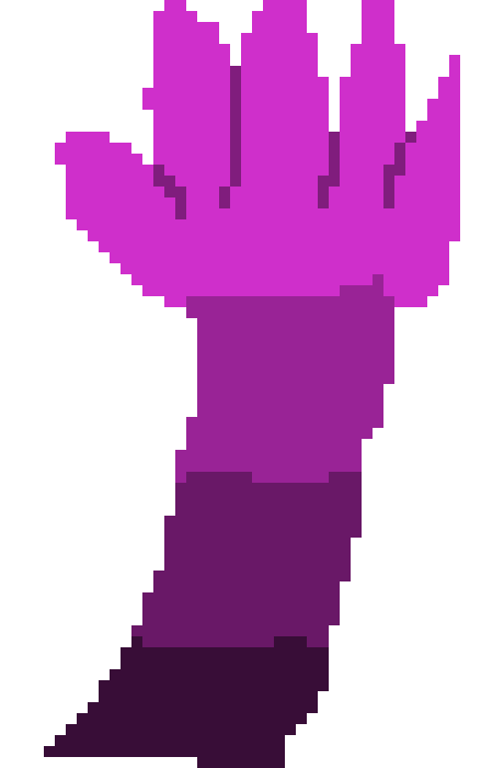 [ff966c] purple guy hand
