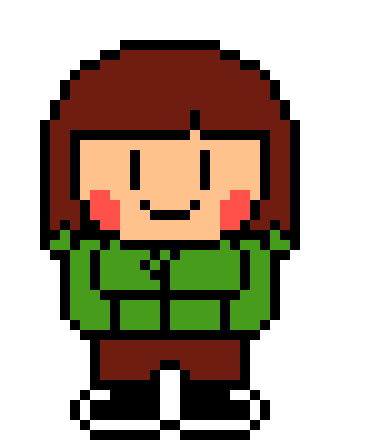 [9664c4] Storyshift Chara Colored Battle Sprite
