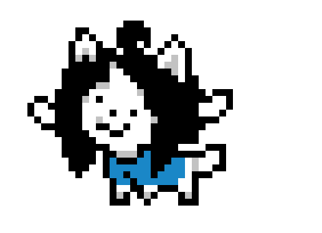 Undertale - Temmie Overworld Sprite