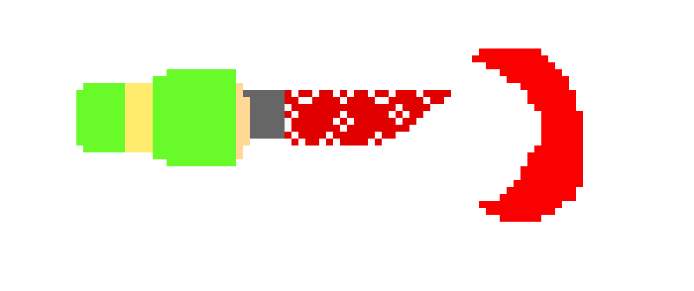 sends 5 slash projectiles at the outline *