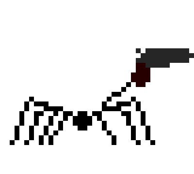 [615175] Spider with gun