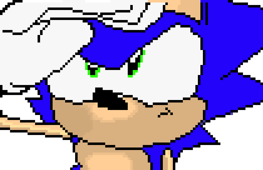 [10304b] Modern Sonic CD Pixel Art - Intro 