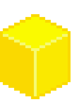 [086420] yellow cube