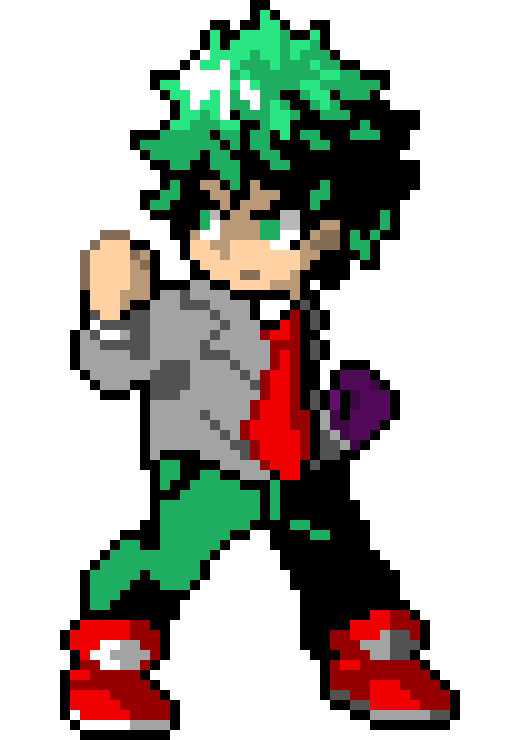 [b618ac] hits a wall with alot of power-Deku