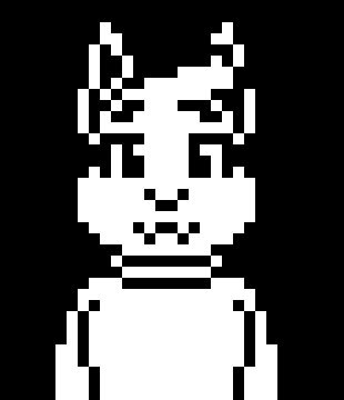 [390dcd] *he looks up at alastor at tilts his head to the side a bit* ?