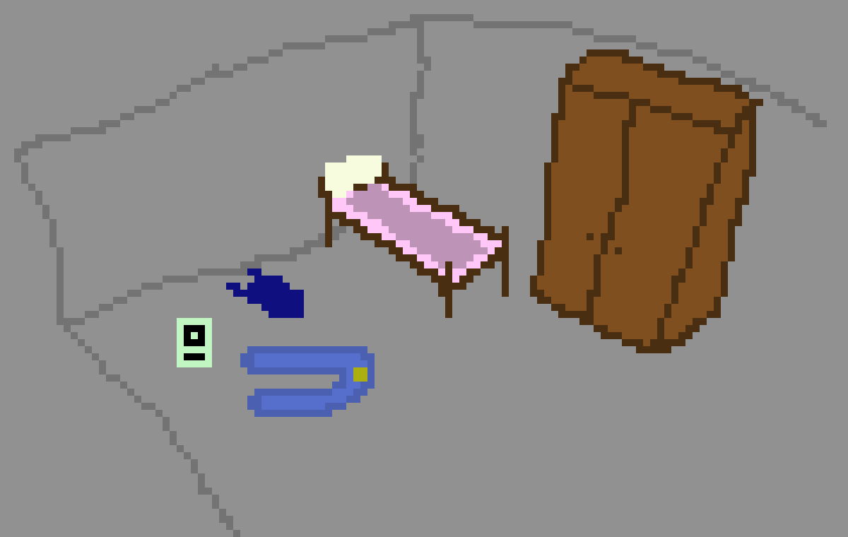 [279bfe] apartment bedroom (sad)
