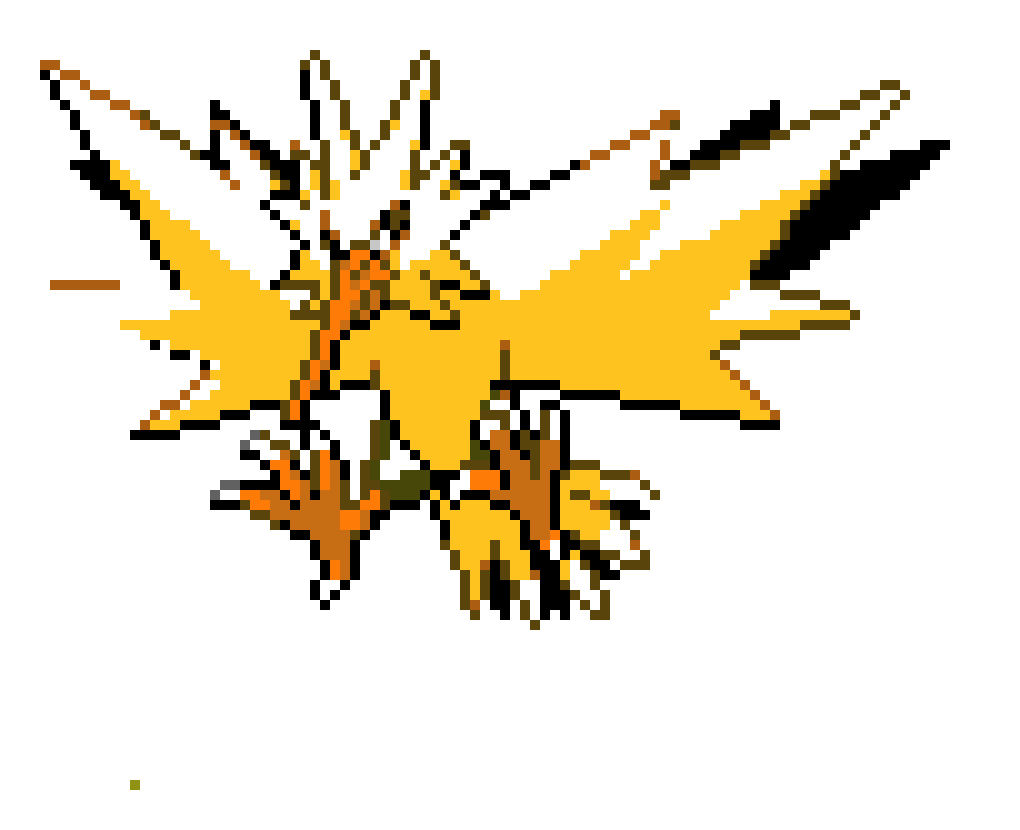 Zapdos Pixel Art