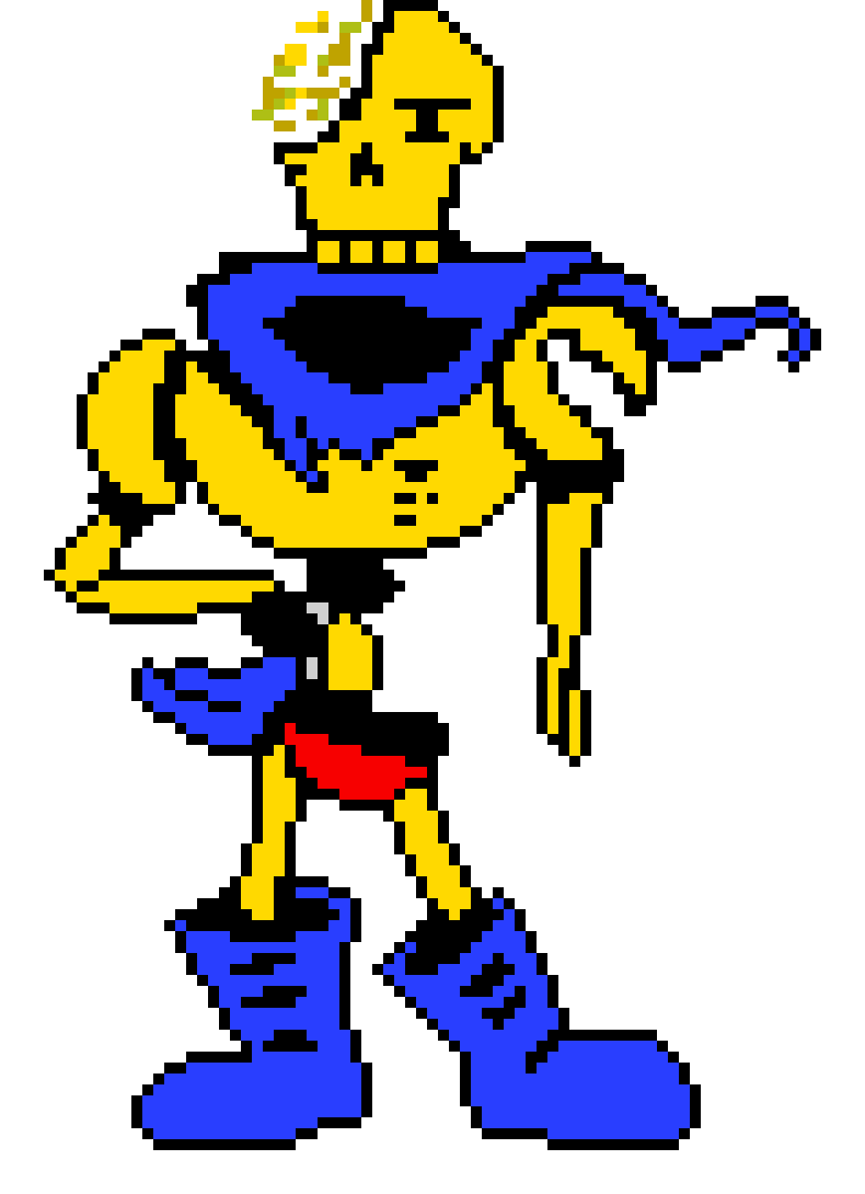 [40be49] Undertale Papyrus sprite