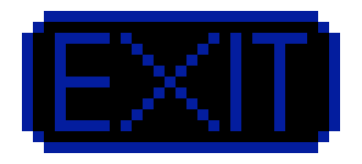 [2ceadf] Exit Button dark blue