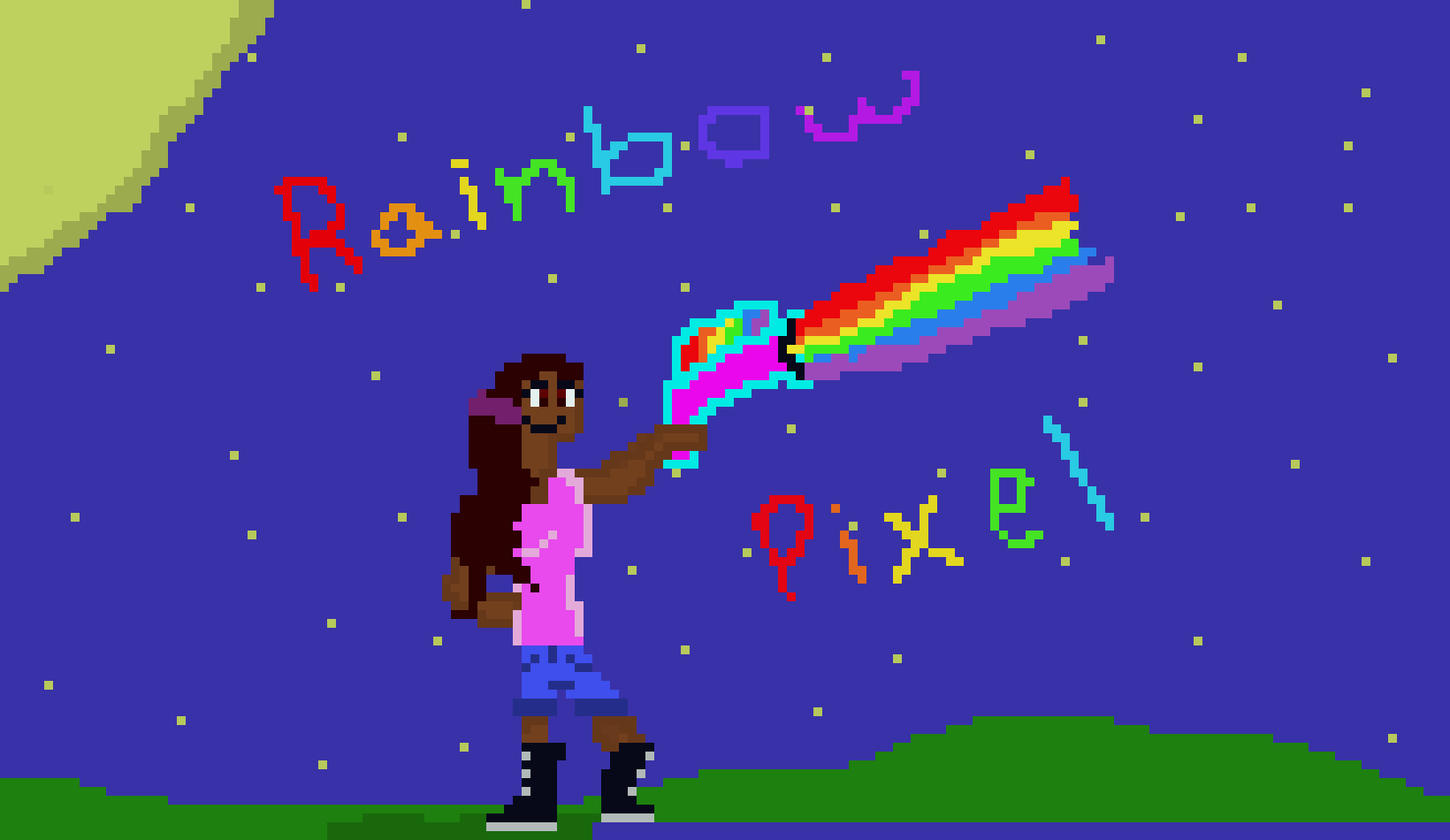 [9664c4] Rainbow pixel- Beginning