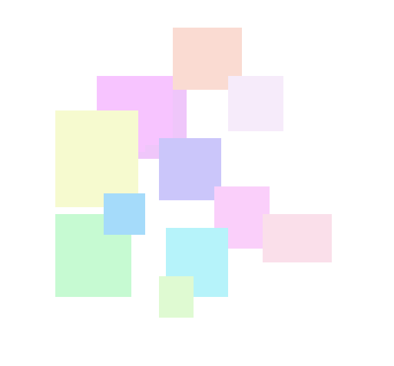 [04b882] pastel squares