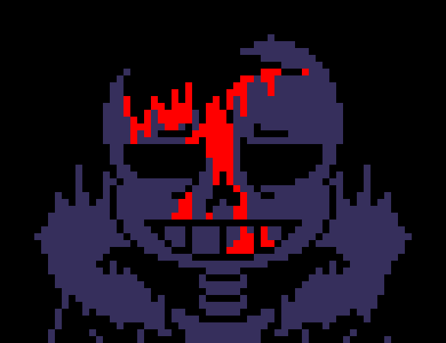 [7ce906] I'll just go look for more food.. *(Demented walk towards the door.) -HorrorTale Sans