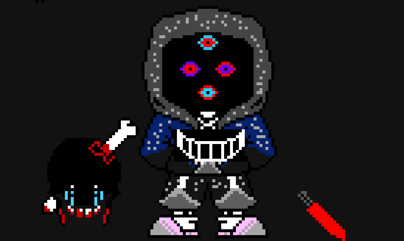 [d082ec] *somehow he managed to slice 2 of them
