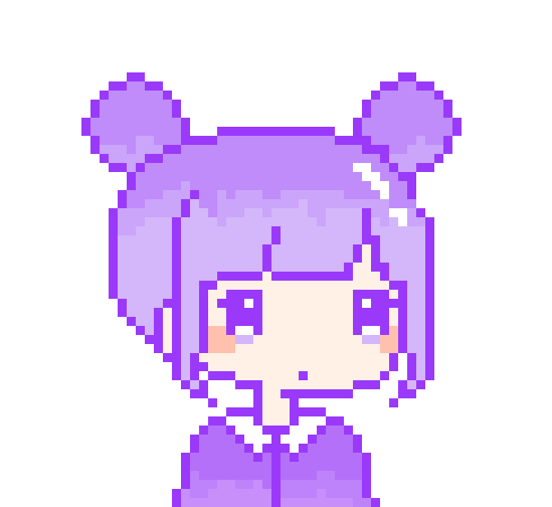 Kawaii Girl Purple
