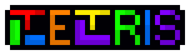 [4d31ca] tetris logo pixel art