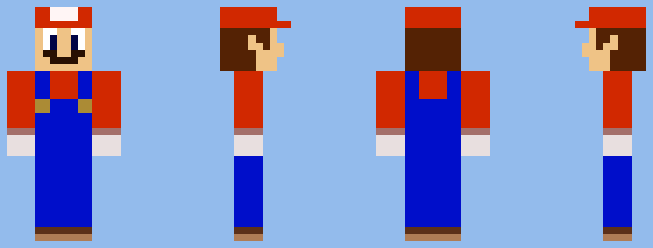[ce1f24] Minecraft Promo Mario Skin