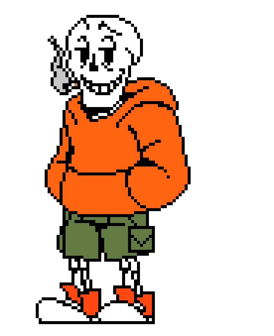 Classic/Canon Underswap Papyrus Sprite.